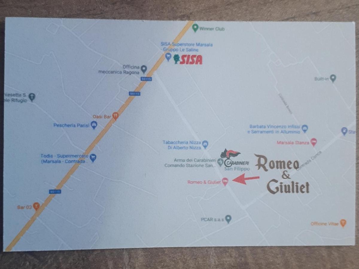 Romeo&Giuliet Hotel Marsala Kültér fotó